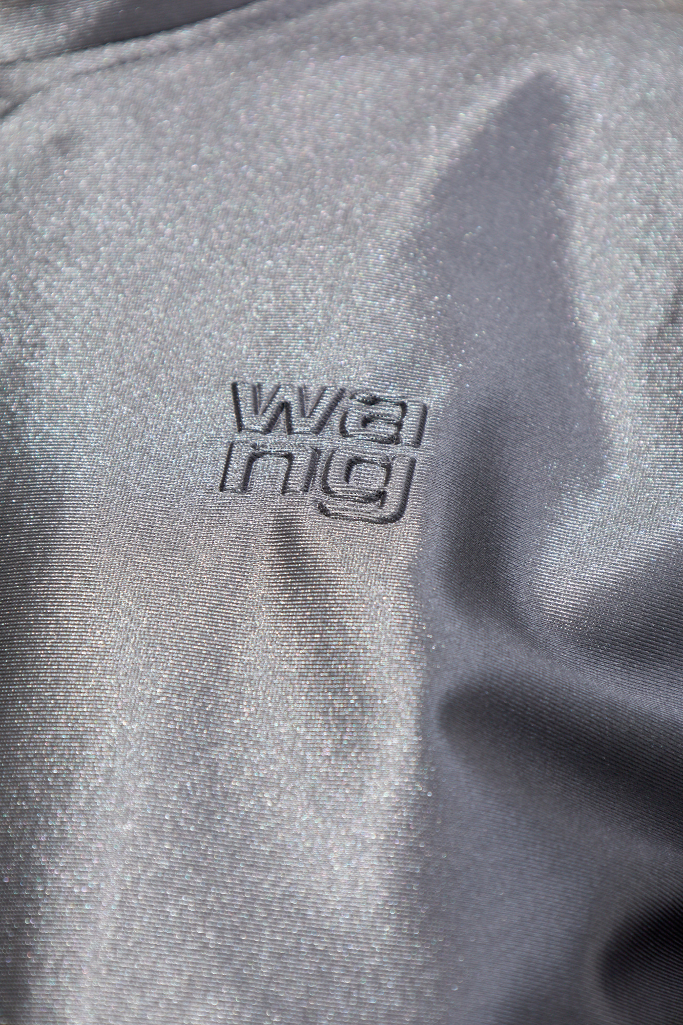 Silver Sweatshirt with a shimmering finish T by Alexander